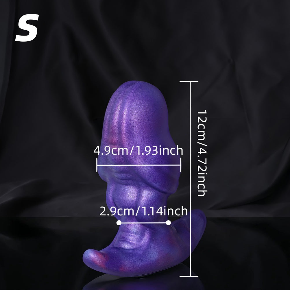 Monster Glans Fist Dildo – Platinum Silicone Big Head Expander | T-Base Wearable
