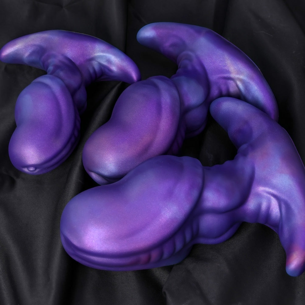 Monster Glans Fist Dildo – Platinum Silicone Big Head Expander | T-Base Wearable