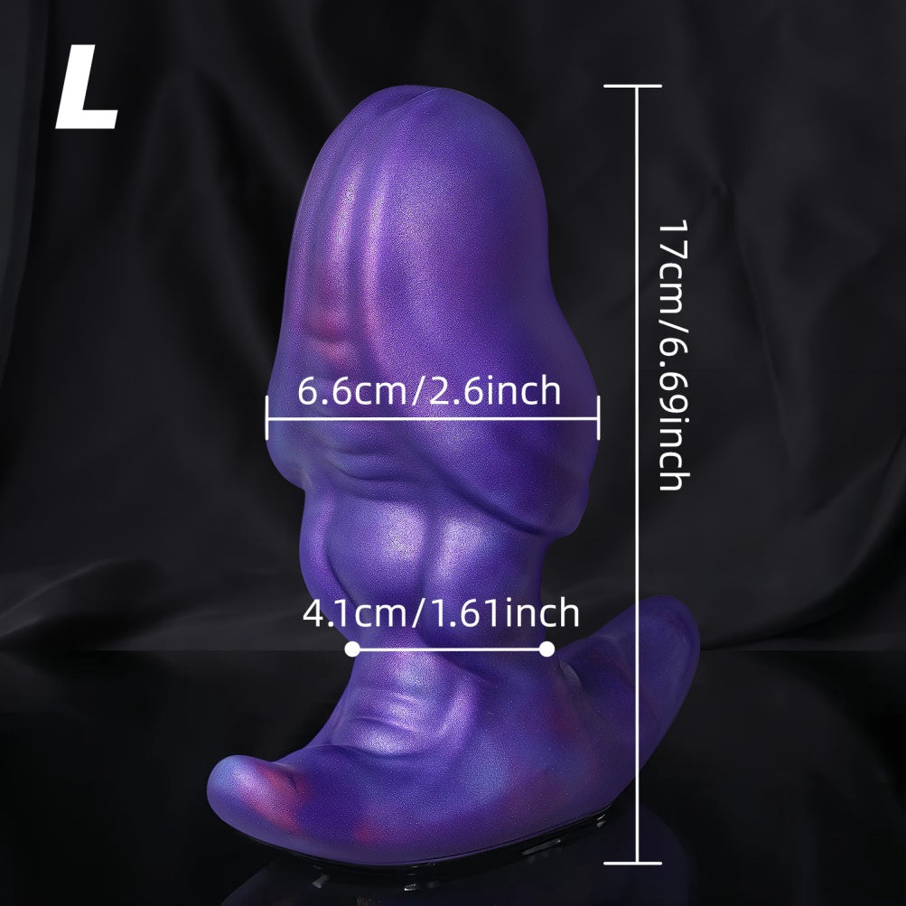 Monster Glans Fist Dildo – Platinum Silicone Big Head Expander | T-Base Wearable