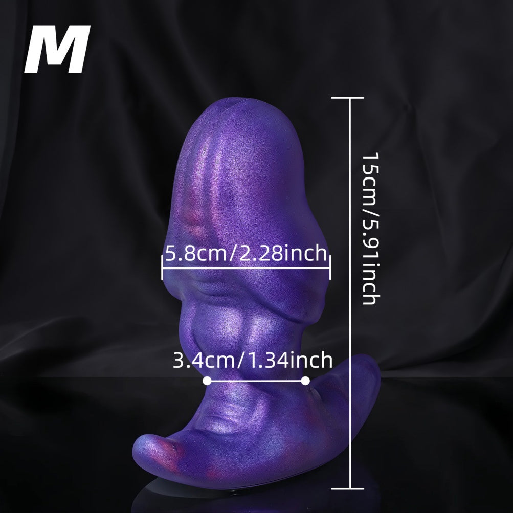 Monster Glans Fist Dildo – Platinum Silicone Big Head Expander | T-Base Wearable