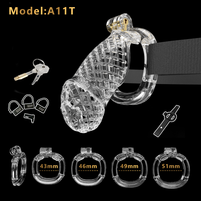 Mesh Ventilated Labia Chastity Cage – Multiple Sizes for All-Day Comfort