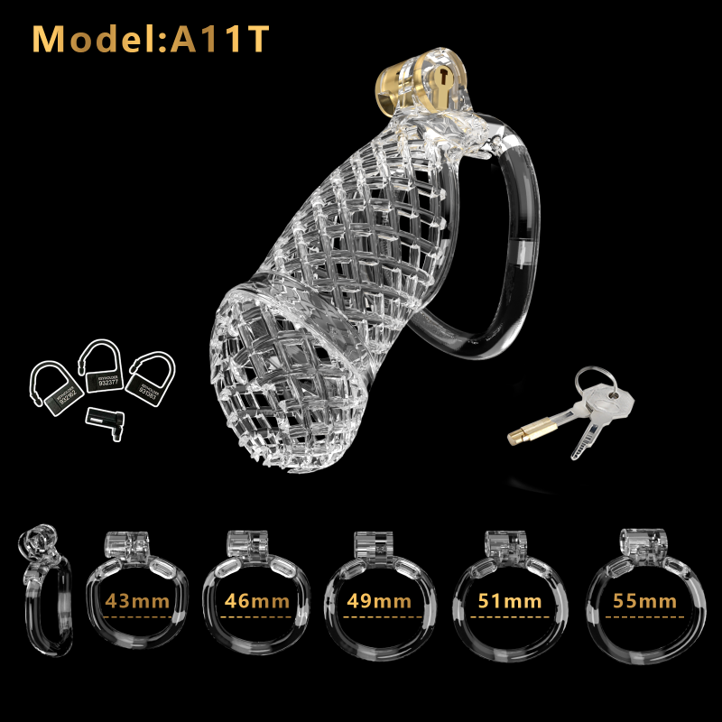 Mesh Ventilated Labia Chastity Cage – Multiple Sizes for All-Day Comfort