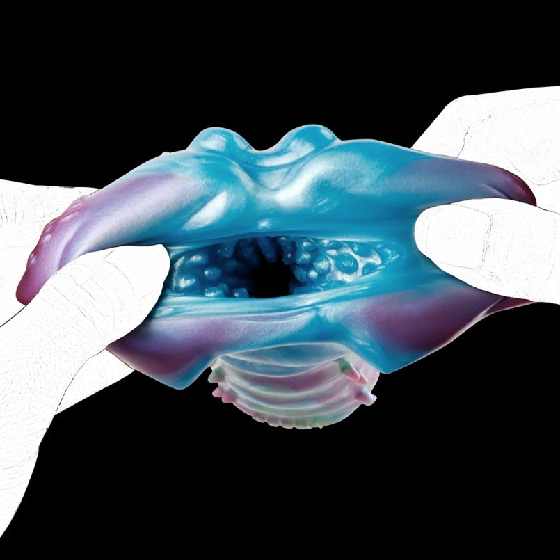 OceanCloud Bunny Fantasy Silicone Blowjobs – Deep Sea Beast-Inspired Male Masturbation Cup