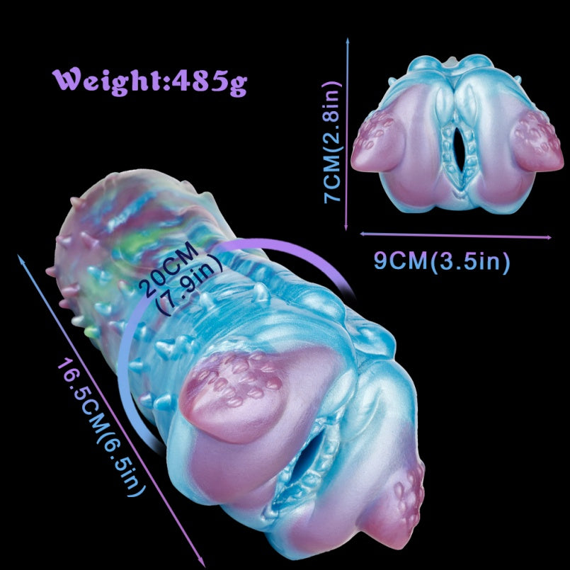 OceanCloud Bunny Fantasy Silicone Blowjobs – Deep Sea Beast-Inspired Male Masturbation Cup