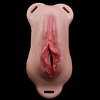 Femboy Silicone Fake Pussy Pants — Wearable Realistic Vagina Strap-On with Bionic Channel