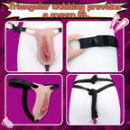 Femboy Silicone Fake Pussy Pants — Wearable Realistic Vagina Strap-On with Bionic Channel