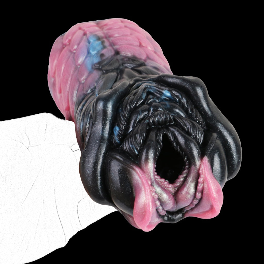 Fantasy Wolf Pussy Pocket Masturbator – Platinum Silicone Beast Fetish Blowjob Sex Toy