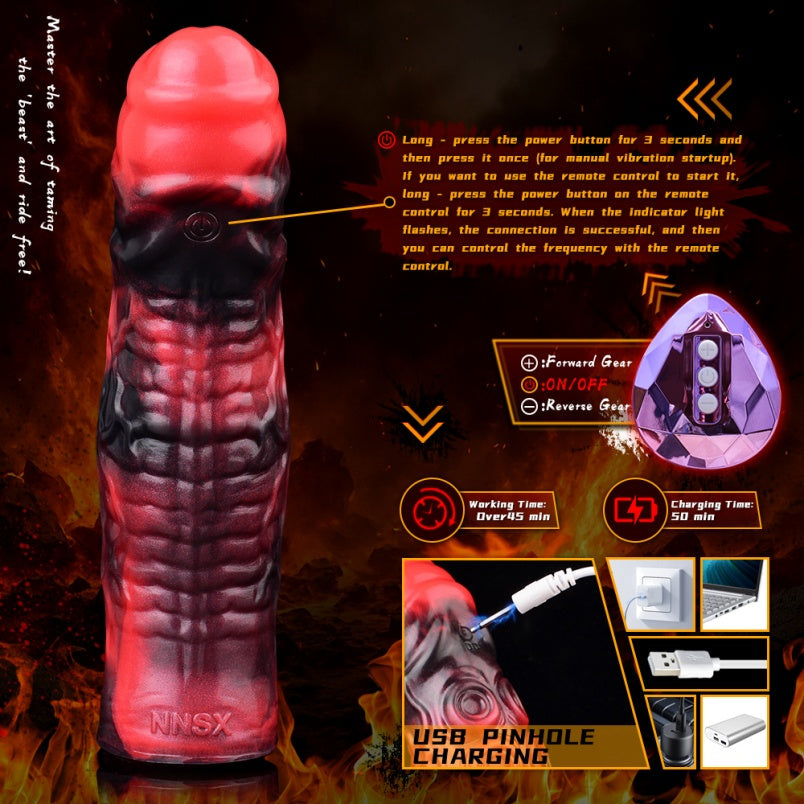 Fantasy Tentacle Vibrating Cock Sleeve – New Pathway into Deep Desire