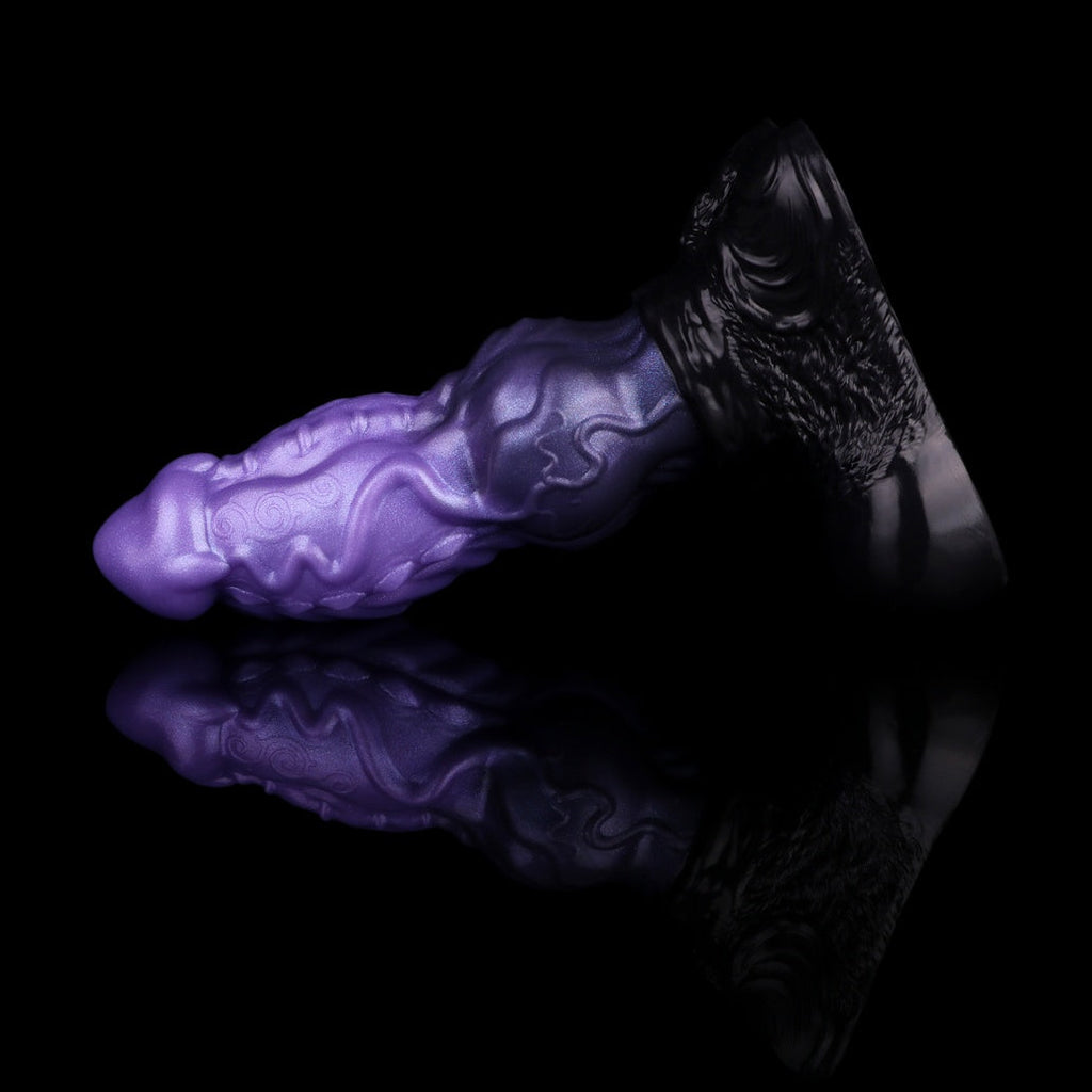 Domlust Dragon Dildo – Dual-Layer Platinum Silicone | Dragon Knot | Scale & Vein Texture | 1.4kg | Suction Cup
