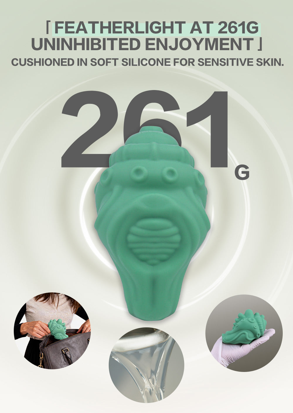 Snaily Navigator: Fantasy Snail Grinder Sex Toy – Vibrating Strapon Pad for Intense Clitoral Stimulation