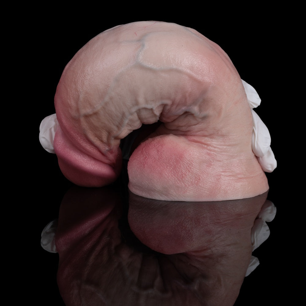 Thick Realistic Dual-Layer Silicone Dildo - Suction Cup Dildo for Vaginal Expansion and G-Spot Stimulation