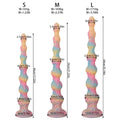 Platinum Silicone Glow-in-the-Dark Tentacle Dildo – Graduated Beaded Anal & G-Spot Fetish Toy | Domlust