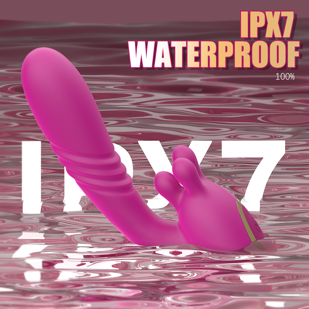 Fantasy Silicone Insertable Thrusting Dildo G-Spot Vibrator – Female Vaginal Stimulator