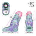 Fantasy Textured Nodule Penis Sleeve Stretcher – Male Sex Toys Silicone Cock Extender