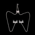Threaded Nipple Clamps – Stainless Steel Chain BDSM Restraint Set