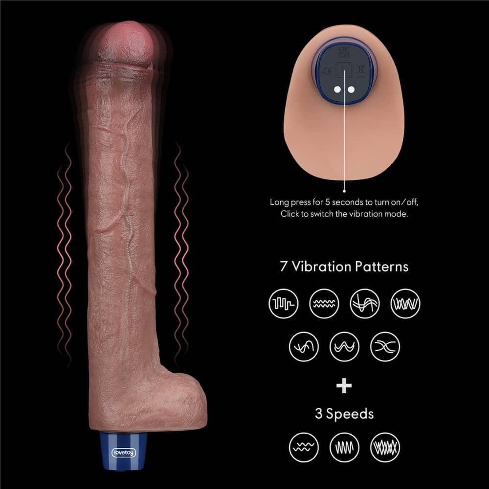 Aaron-Realistic-Vibrating-Dildo