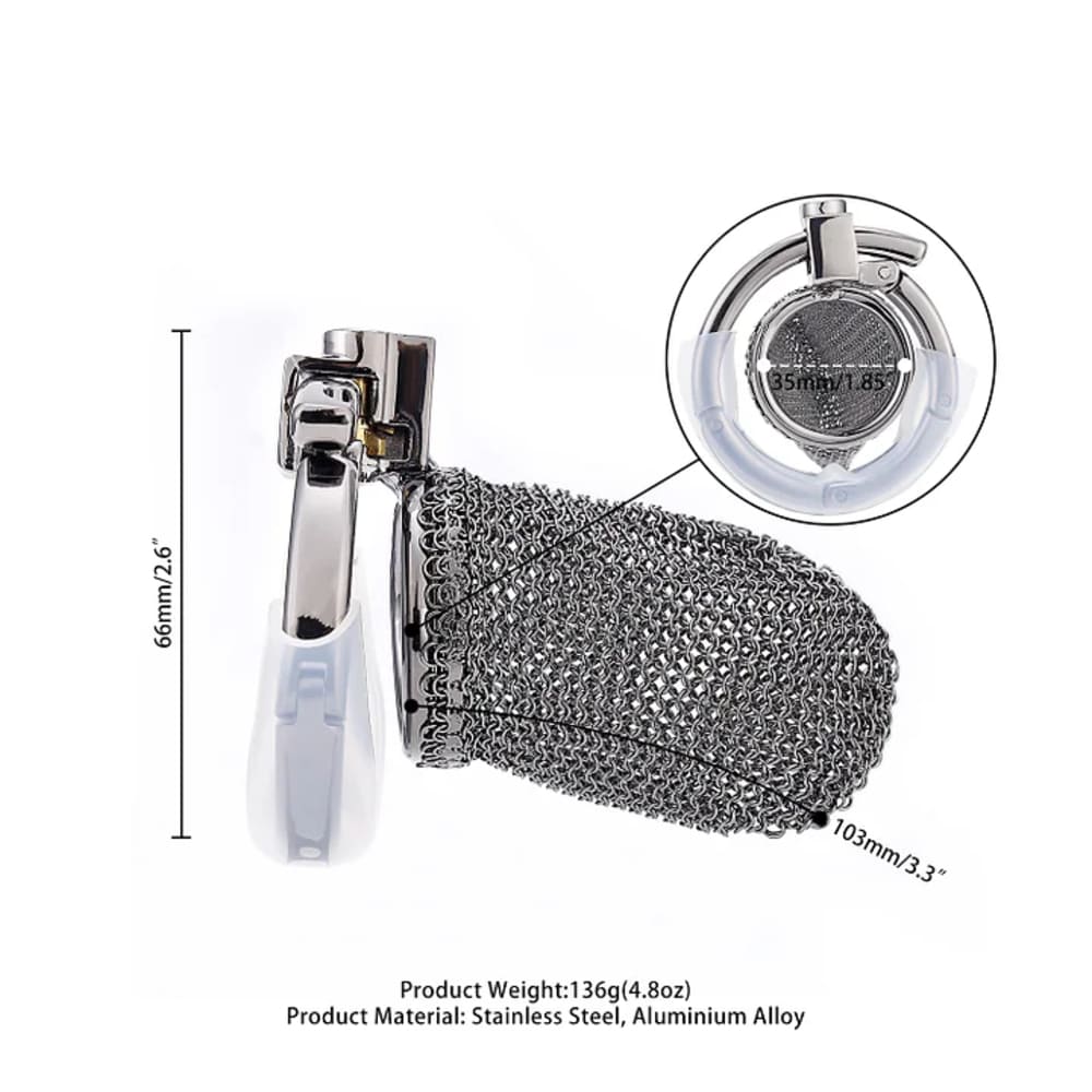 AegisLink-Chainmail-Chastity-Cage