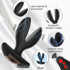 Remoter Anal Expander Butt Plug - Domlust E-stim Shock Prostate Massager