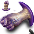 AoTuo-Silicone-Vibrating-Fist-Anal-Plug-with-Remote-Control