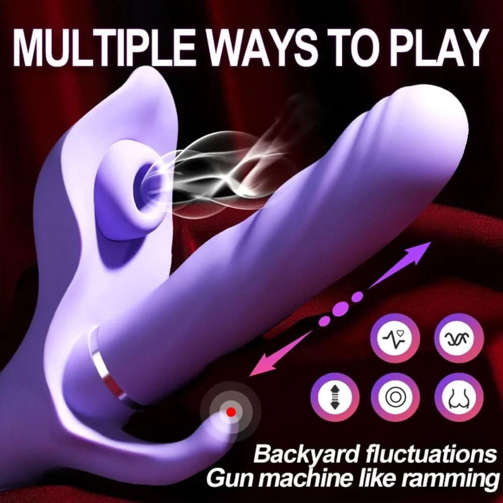 Aria-3-in-1-Thrusting-Dildo-Vibrator-G-Spot-Clitoral-Anal-Pleasure
