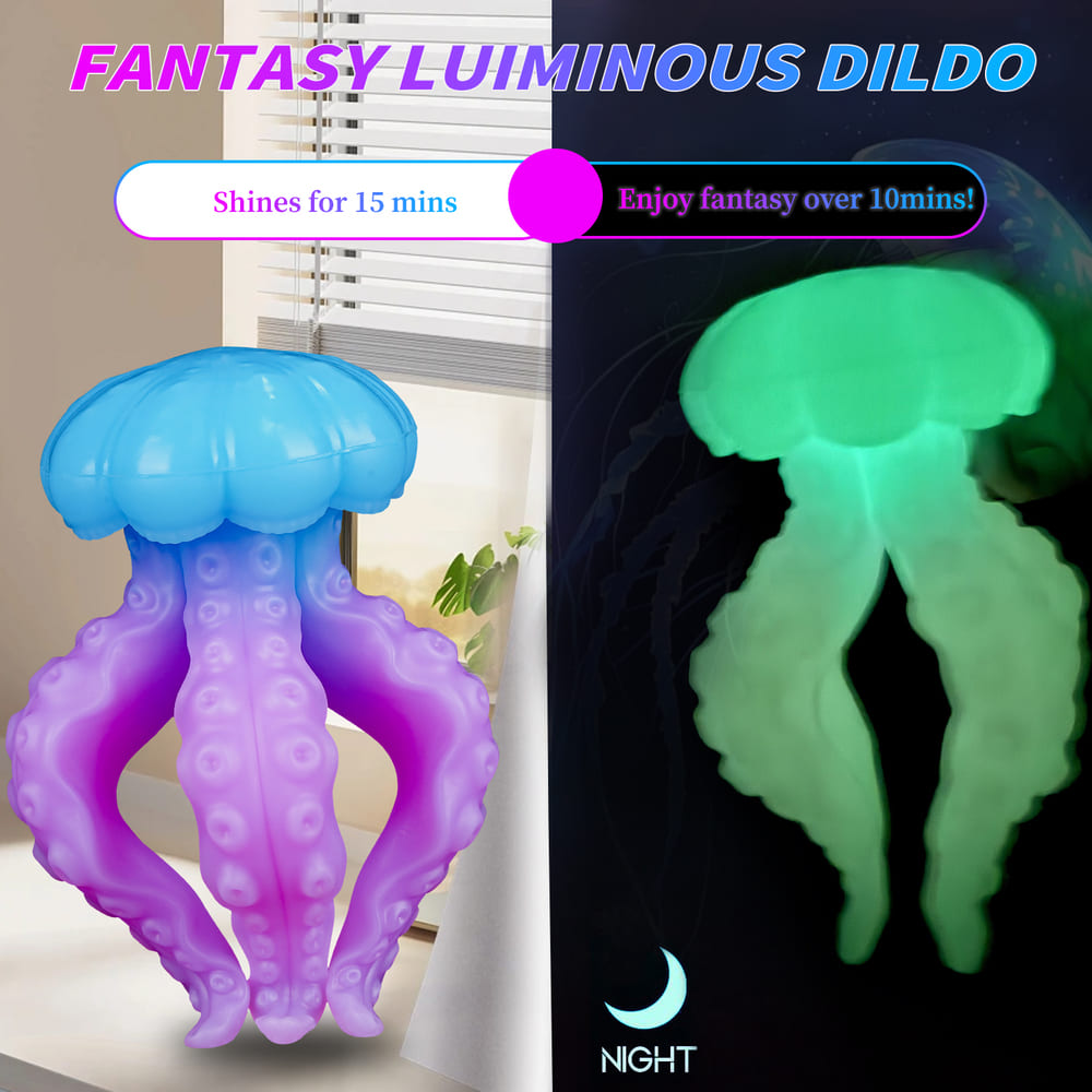 Aurellia-Jellyfish-Fantasy-Anal-Plug-Glow-in-The-Dark-Tentacle-Toy
