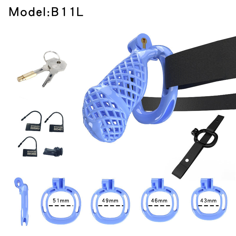 Mesh Ventilated Labia Chastity Cage – Multiple Sizes for All-Day Comfort