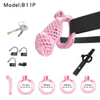 Mesh Ventilated Labia Chastity Cage – Multiple Sizes for All-Day Comfort