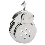 Medical-Grade Stainless Steel Male Chastity Cage | 6-Level Adjustable Cock Cage (32–50mm) | Adult BDSM Sex Toy for Chastity & Bondage Play
