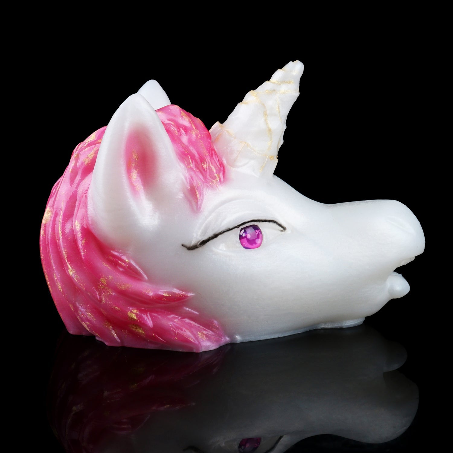 Platinum Silicone Fantasy Horse Mouth Pocket Pussy - Immersive Blowjob Sensation Sex Toys for Men
