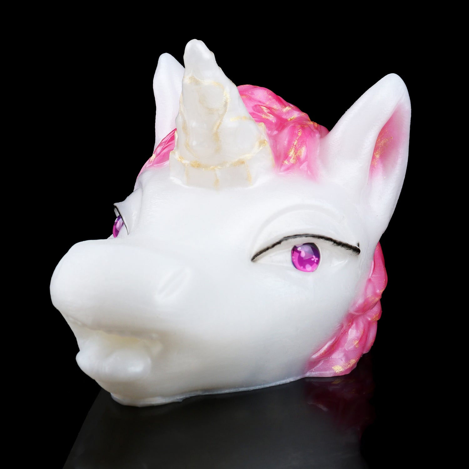 Platinum Silicone Fantasy Horse Mouth Pocket Pussy - Immersive Blowjob Sensation Sex Toys for Men