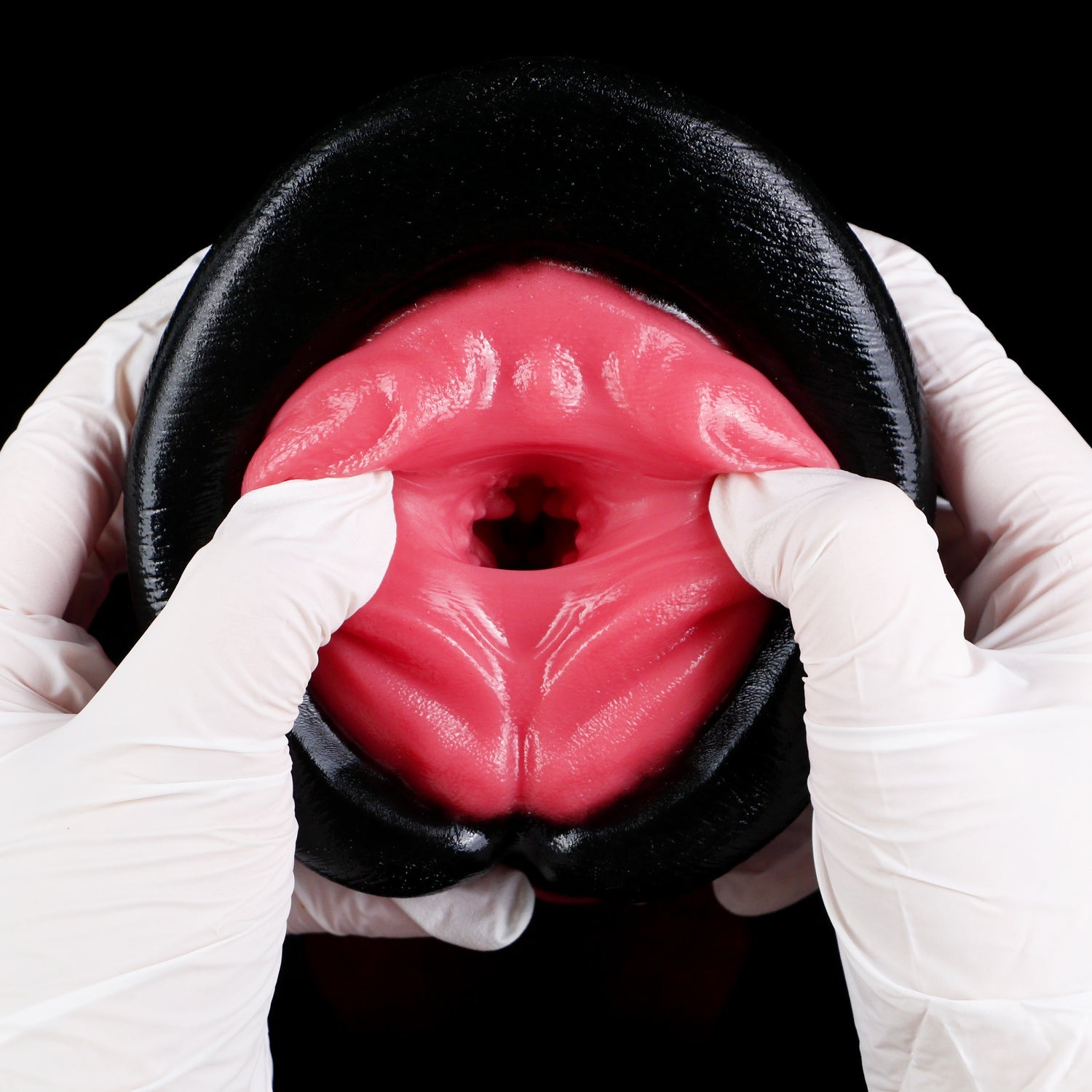 Dual-Entry Horse Hoof Pocket Pussy – Platinum Silicone Fantasy Stroker for Men