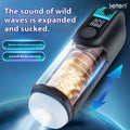 Vibrating Stimulation Penis Massage Blowjobs Cup - Male Thrusting Masturbation Silicone Toy