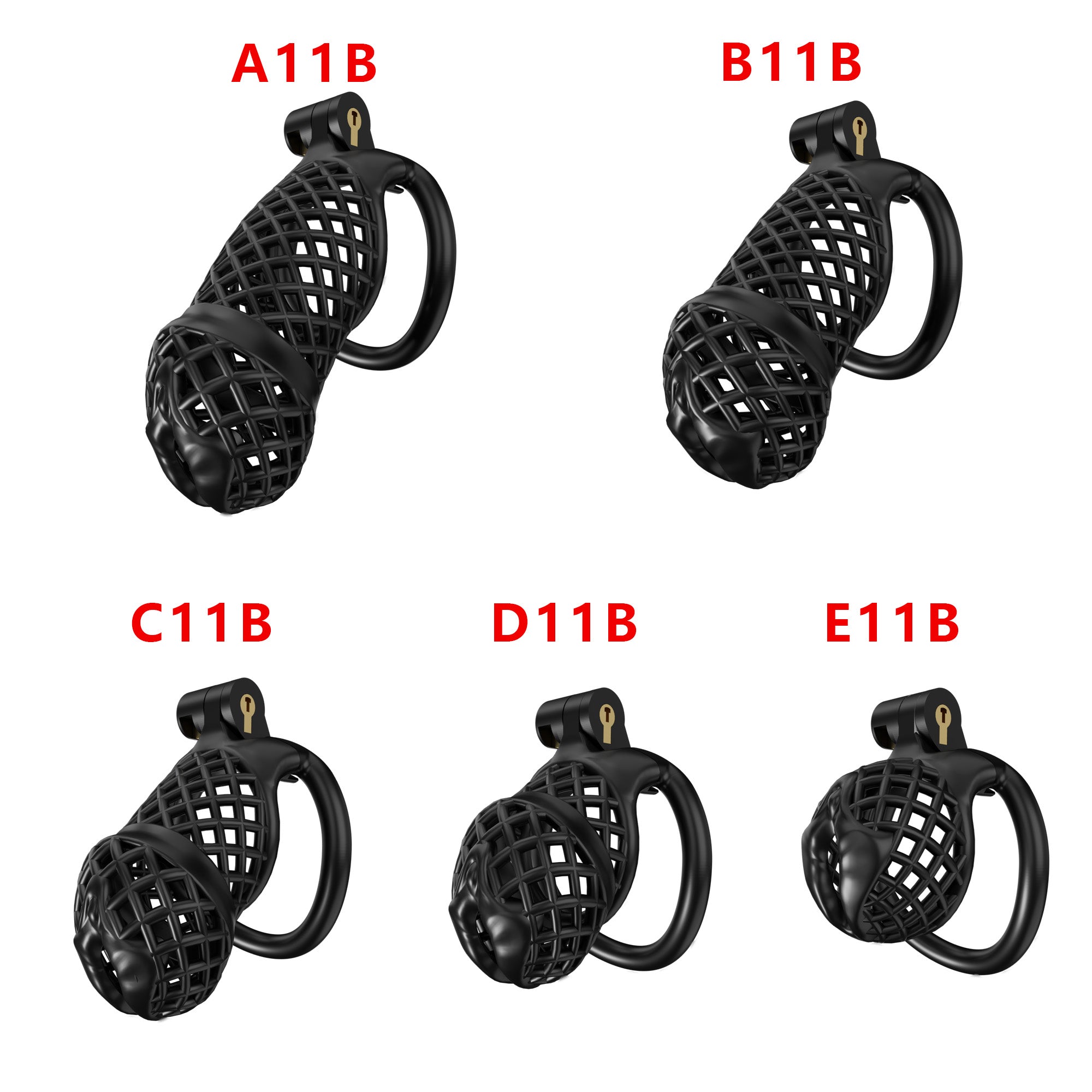 Mesh Ventilated Labia Chastity Cage – Multiple Sizes for All-Day Comfort