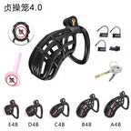 Honeycomb Obedient Chastity Cage – Lightweight Resin, 5 Ring Sizes & Built-in Lock