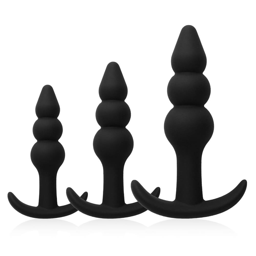 Bead-Silicone-Anal-TrainingSet-Bead-Style-Butt-Plug