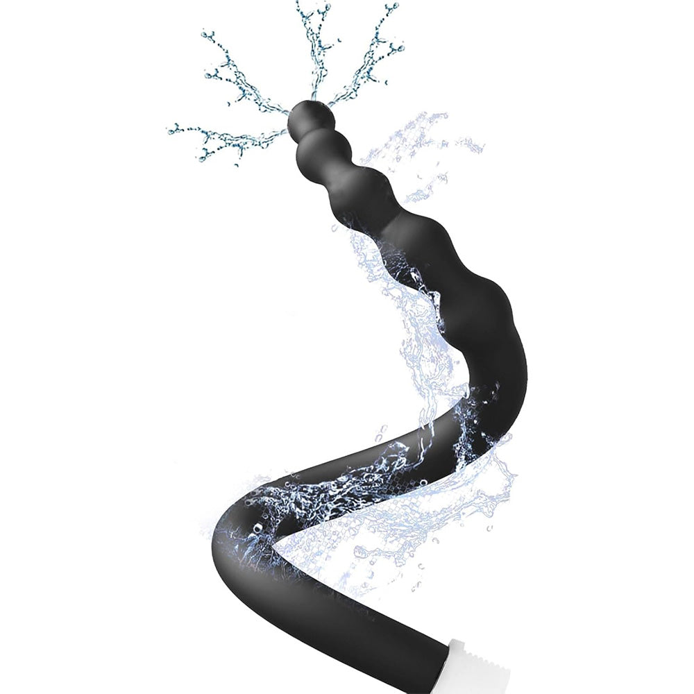 Beaded Anal Shower Wand - 360° Deep Rinse