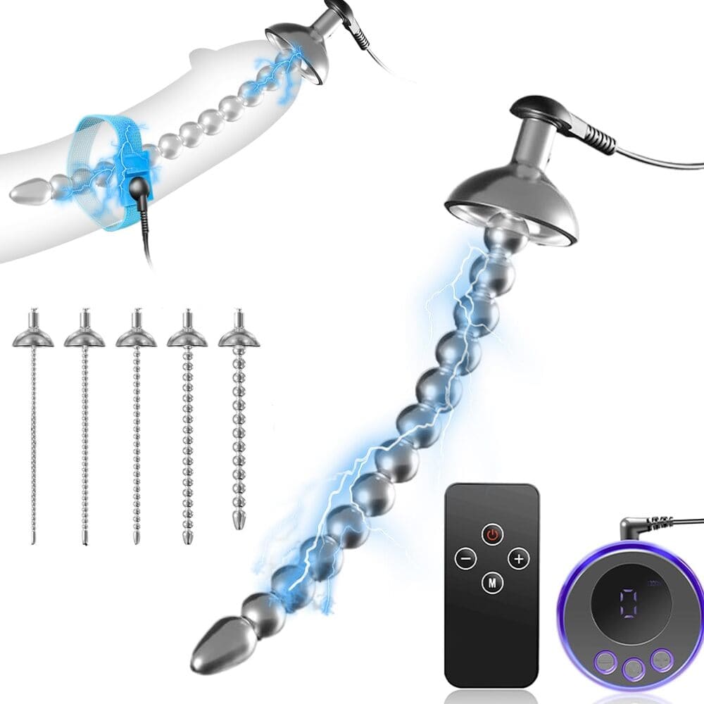 Beaded-Blade - Remote-Control-E-Stim-Urethral-Sound