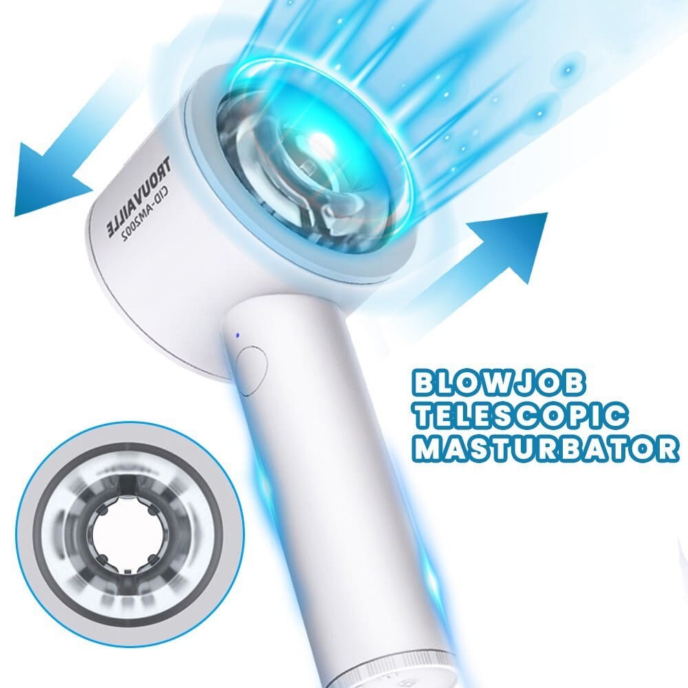 Blackie-Telescopic-Male-Masturbator-Penis-Vibrator