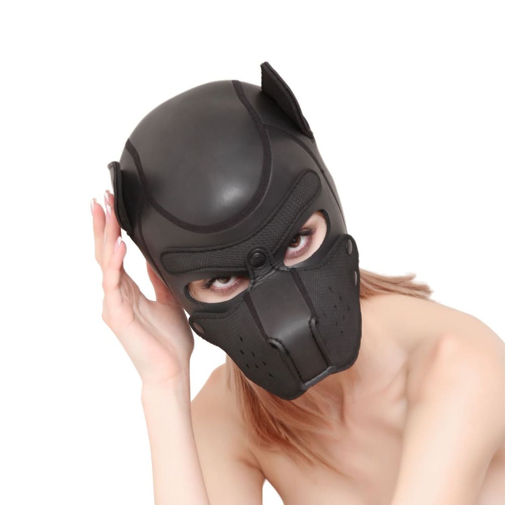 Brax-Neoprene-Puppy-Hood-Pet-Play-Roleplay-Mask