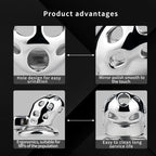 Breathable Aluminum Chastity Cage | Lightweight Mirror Polished Metal Chastity Device