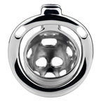Breathable Aluminum Chastity Cage | Lightweight Mirror Polished Metal Chastity Device