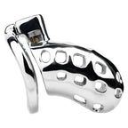 Breathable Aluminum Chastity Cage | Lightweight Mirror Polished Metal Chastity Device