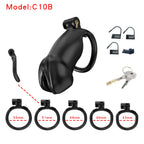 Resin Labia Chastity Lock with Perforated Design for Belt Use