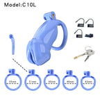 Resin Labia Chastity Lock with Perforated Design for Belt Use