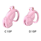 Resin Labia Chastity Lock with Perforated Design for Belt Use