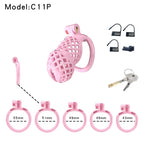 Mesh Ventilated Labia Chastity Cage – Multiple Sizes for All-Day Comfort