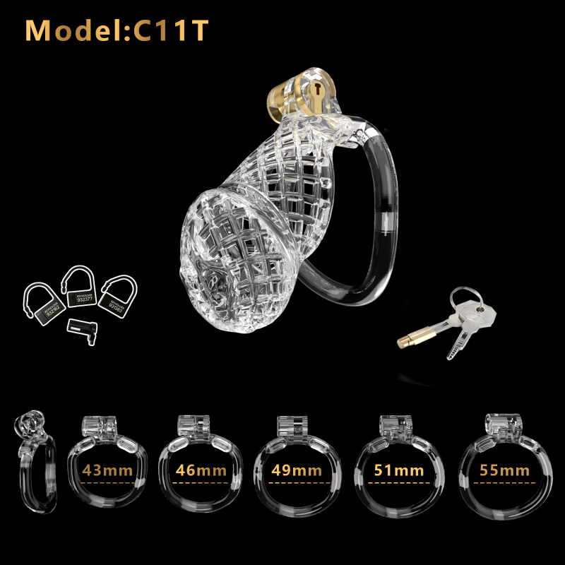 Mesh Ventilated Labia Chastity Cage – Multiple Sizes for All-Day Comfort