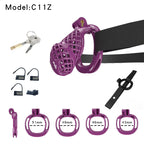 Mesh Ventilated Labia Chastity Cage – Multiple Sizes for All-Day Comfort