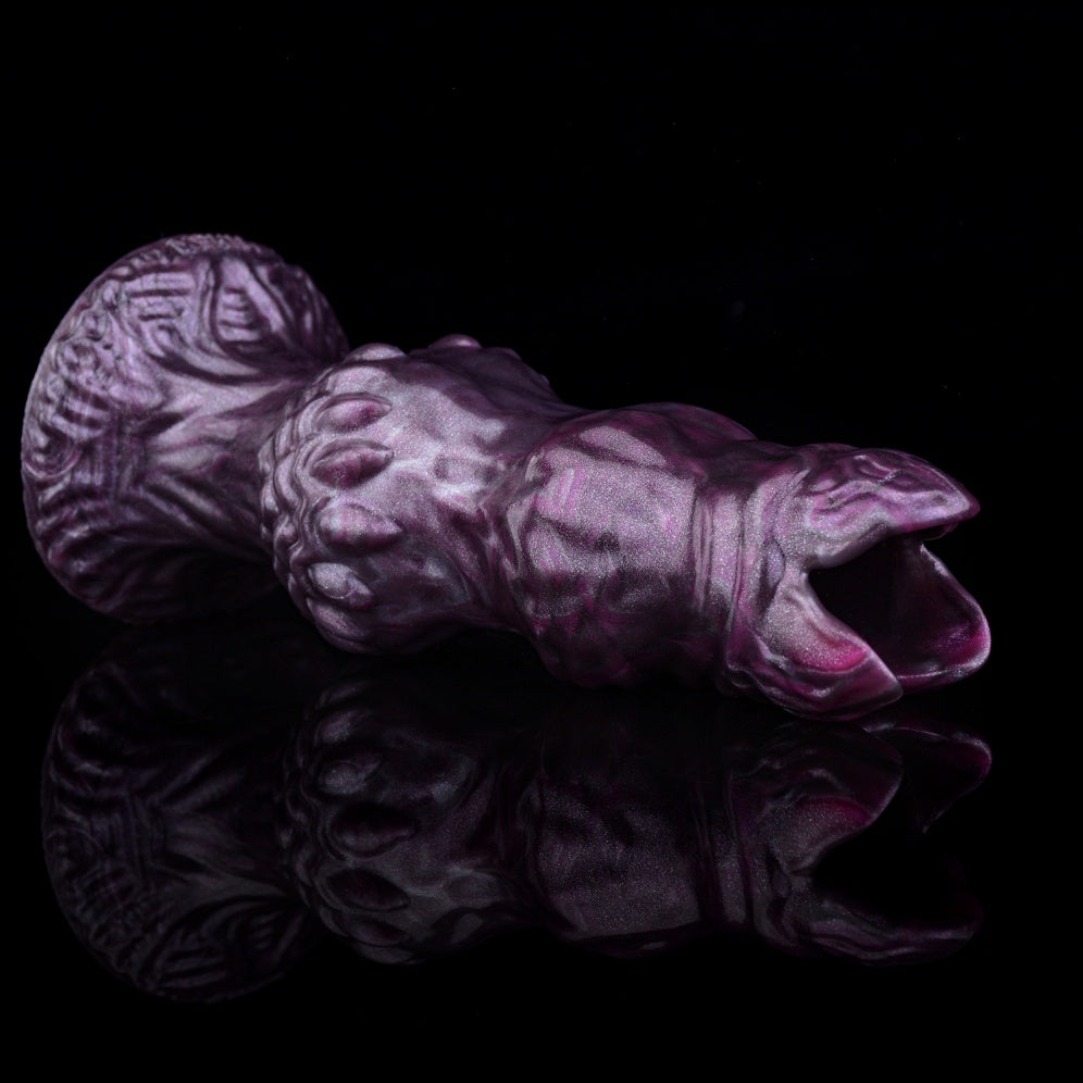Fantasy Monster Oviposition Dildo – Vaginal Expansion Orgasm Sex Toy for Women | Platinum Silicone
