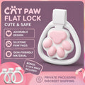 Cat Paw Silicone Flat Lock Chastity Device